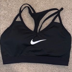 Black nike dri fit sports bra